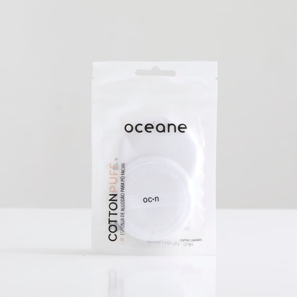 Esponja de Maquiagem para Pó Compacto - Cotton Puff 2un - Imagem 3