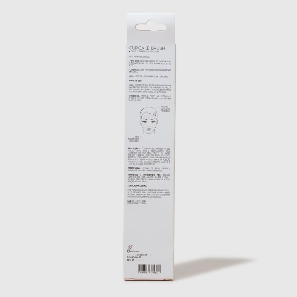 Pincel para Base e Contorno - Cupcake Brush Ocn1 - Imagem 4