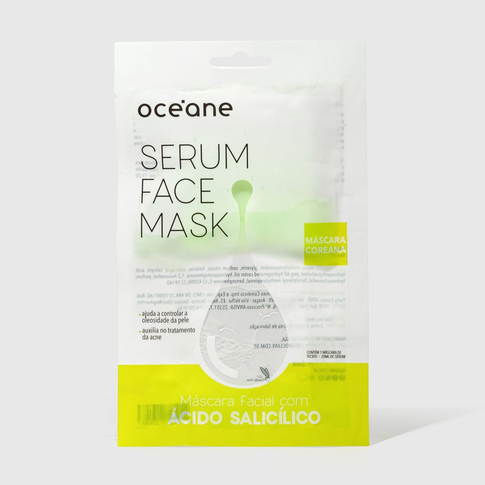 Máscara Facial com Ácido Salicílico - Serum Face Mask 20ml - Imagem 2