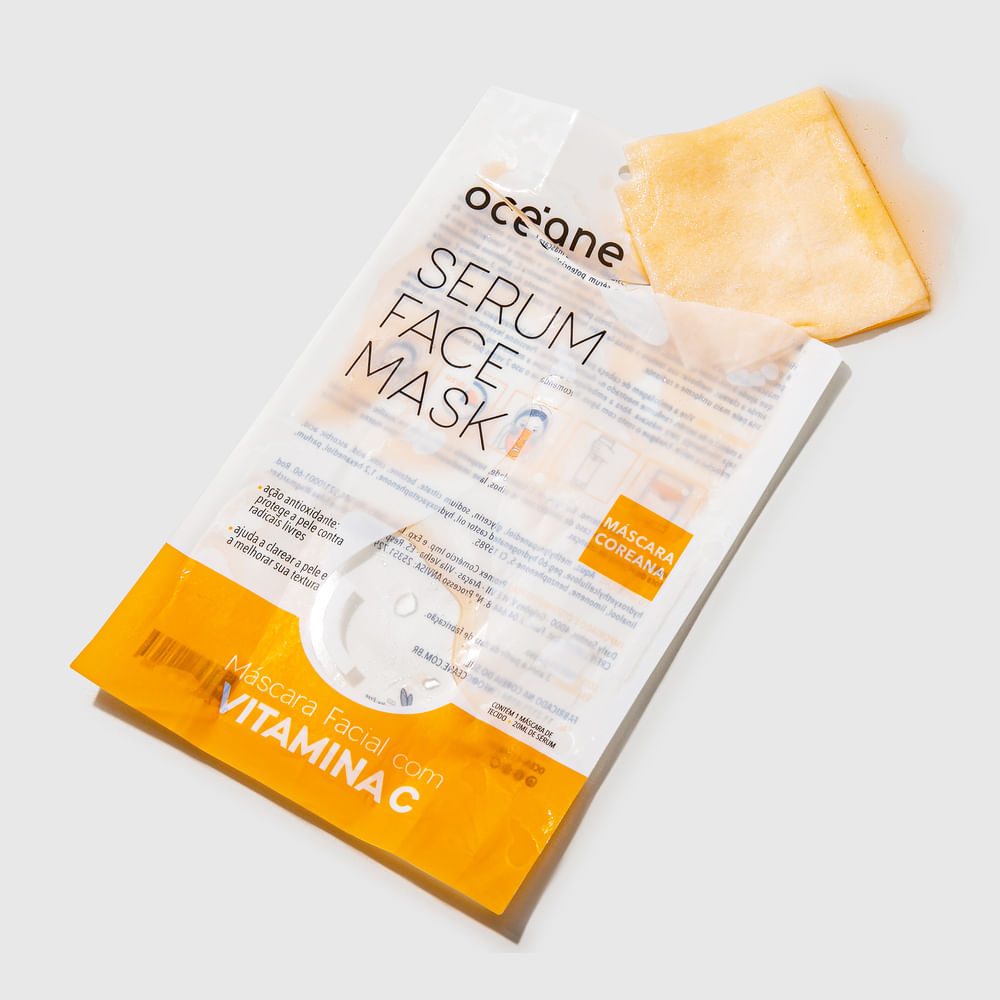 Máscara Facial com Vitamina C - Serum Face Mask 20ml - Imagem 4