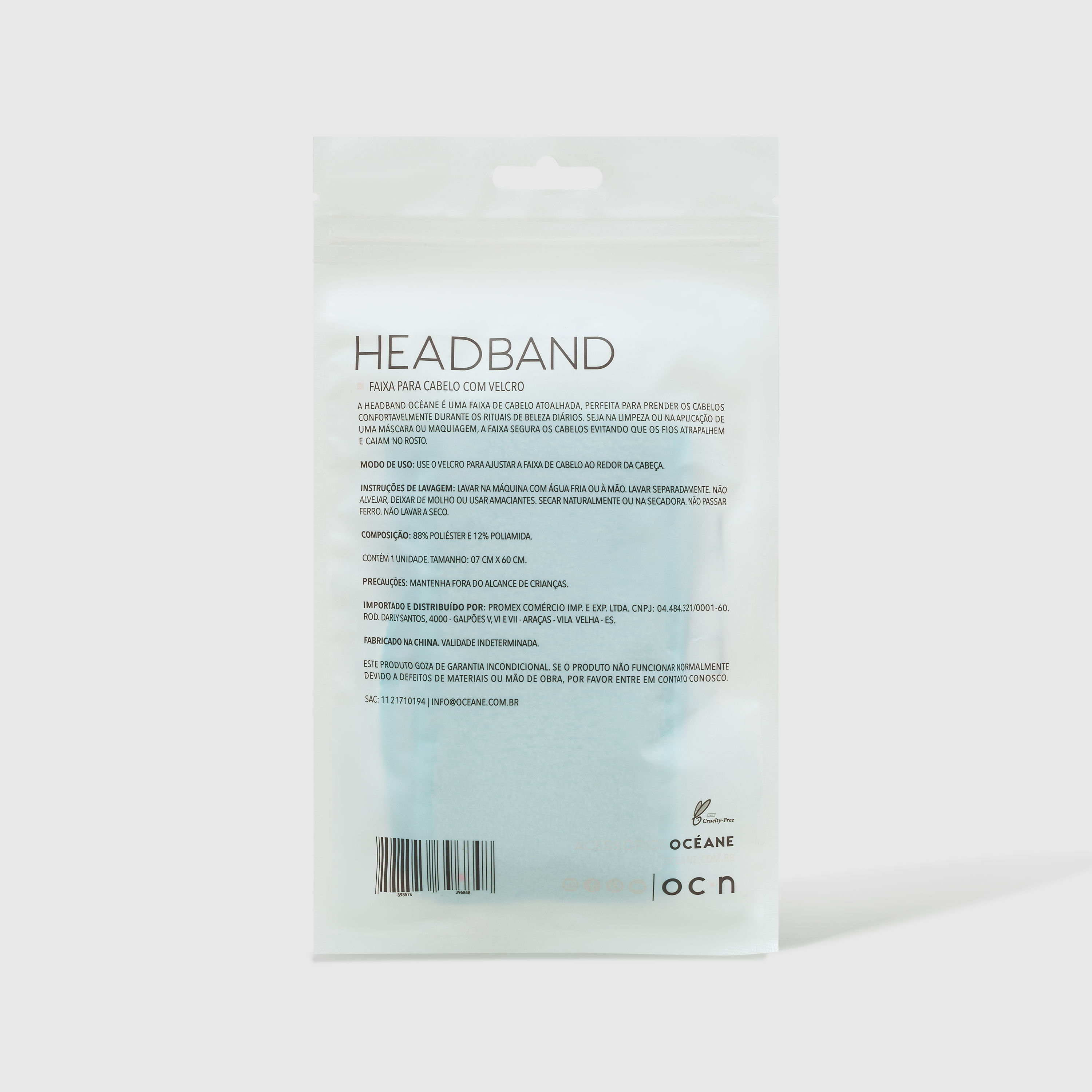 Faixa de Cabelo Azul - Headband - Imagem 5