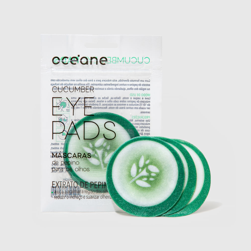 Máscara para Olhos de Pepino - Cucumber Eye Pads 10un - Imagem 2