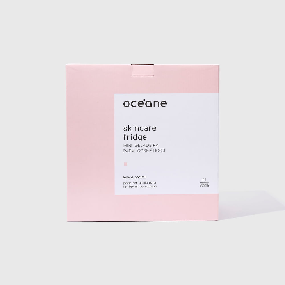 Mini Geladeira Rosa - Skincare Fridge 4l - Imagem 5