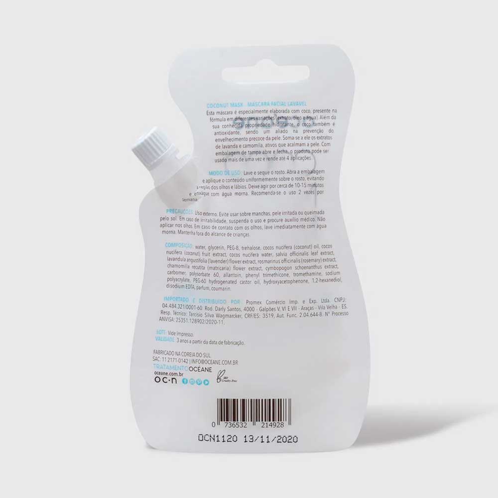 Máscara Facial de Coco - Coconut Mask 35ml - Imagem 2