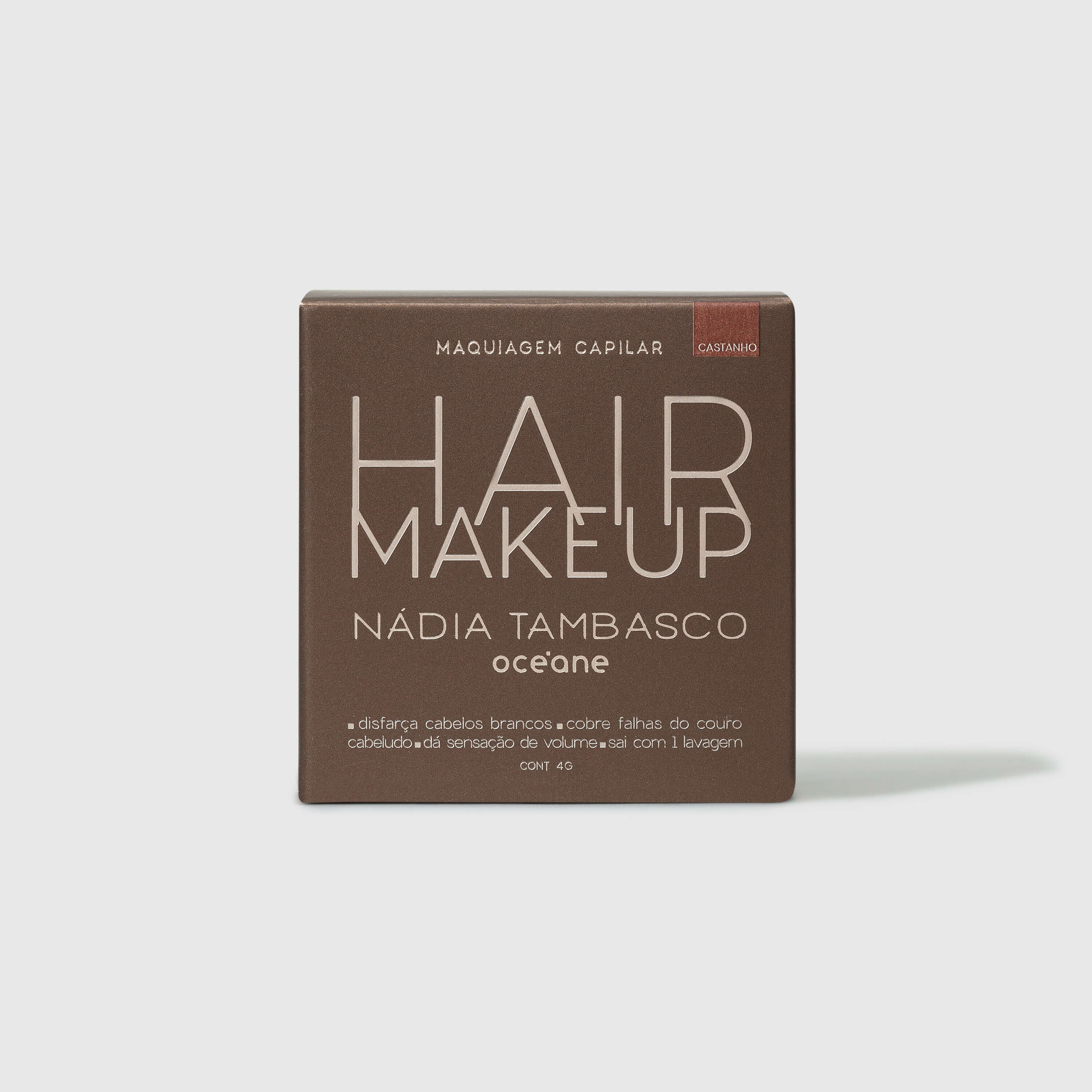 Maquiagem Capilar Castanho Nádia Tambasco By Océane - Hair Makeup 4g - Imagem 5