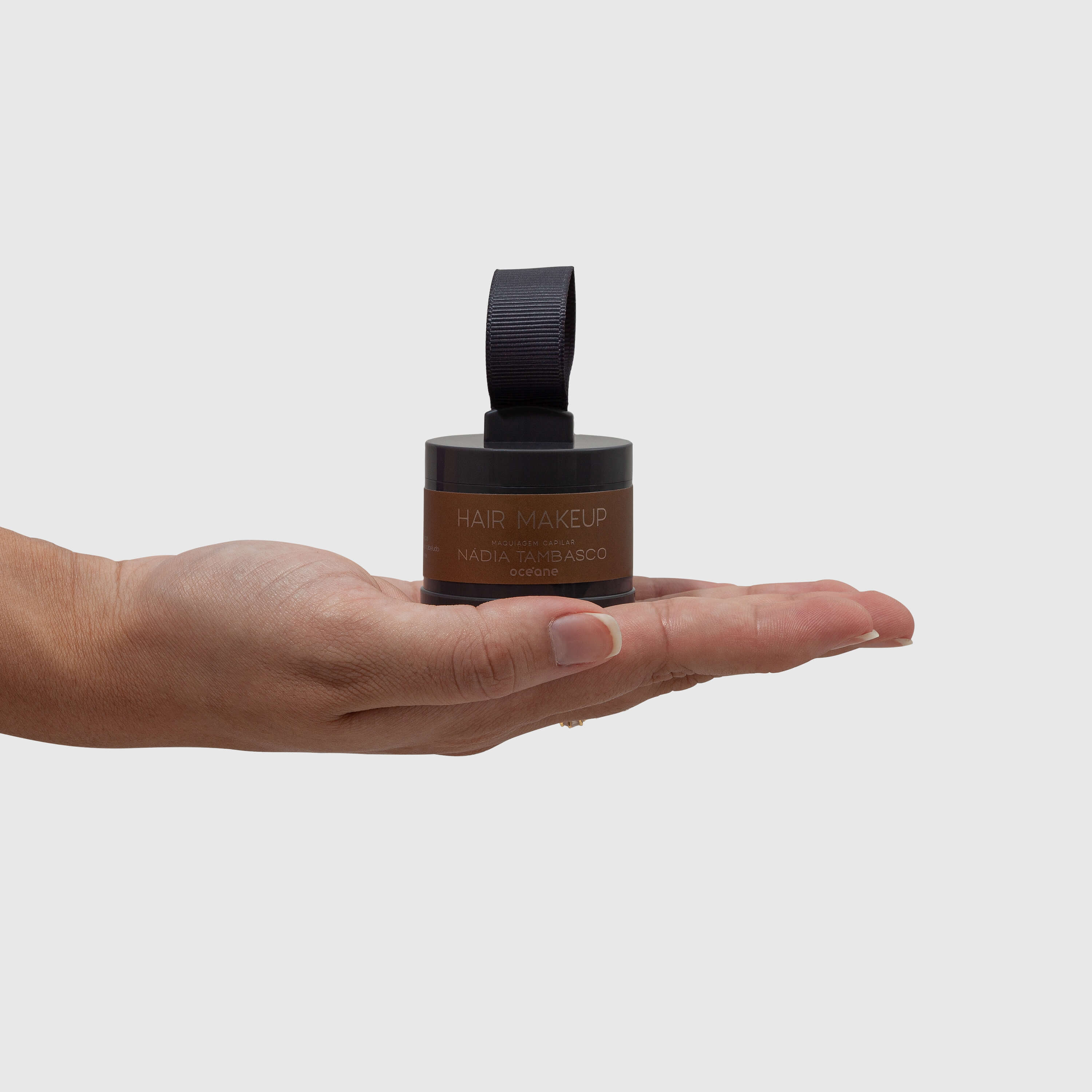 Maquiagem Capilar Castanho Claro Nádia Tambasco By Océane - Hair Makeup 4g - Imagem 4