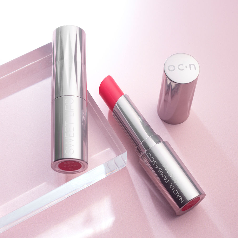 Revitalizador Labial Rosa Pink Nádia Tambasco By Océane - Sweet Lips Amour 3g - Imagem 5
