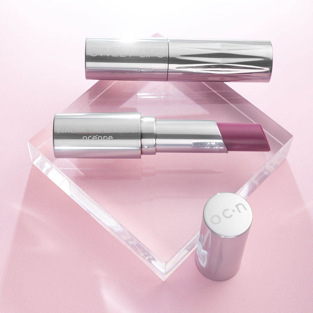 Revitalizador Labial Roxo Nádia Tambasco By Océane - Sweet Lips Punchy 3g - Imagem 5