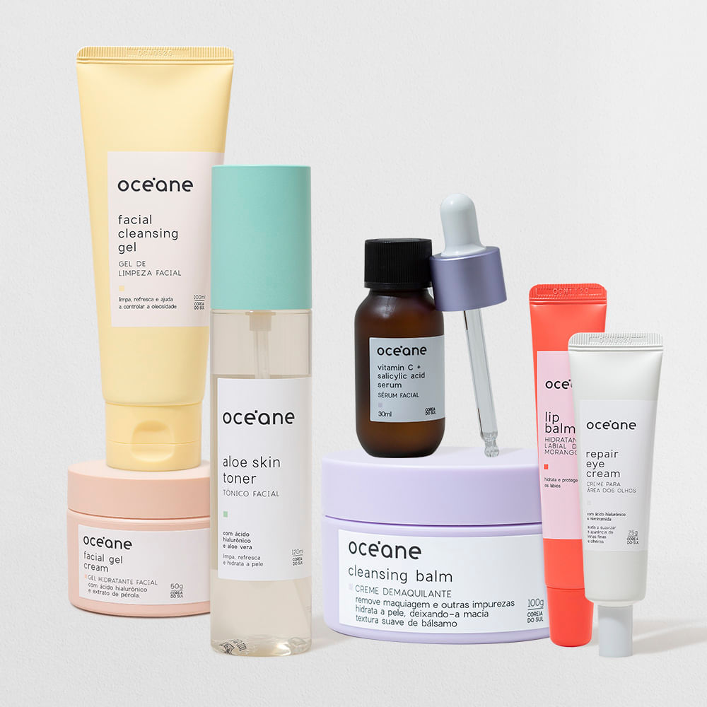 Kit Completo para Pele Oleosa (7 Produtos)