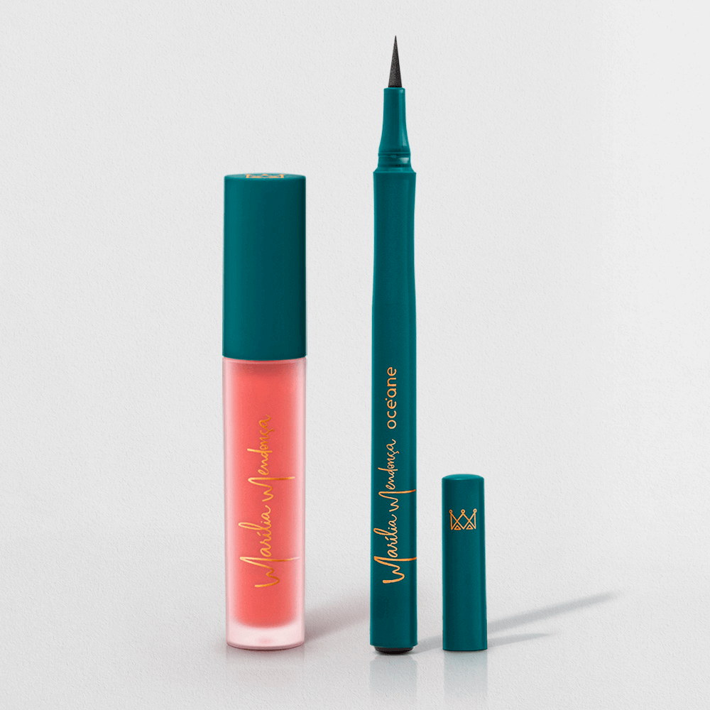 K473 kit batom liquido nude delineador 1