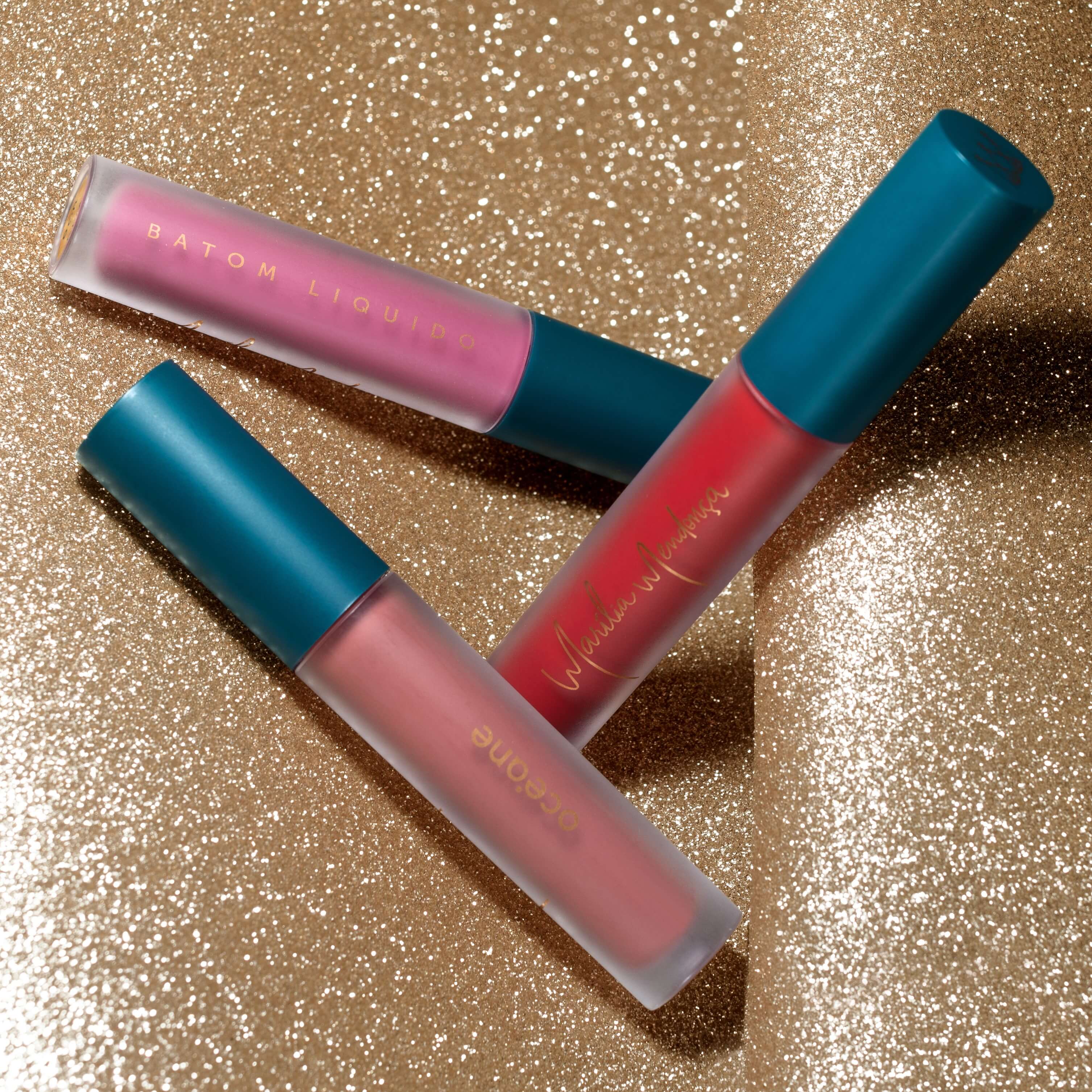 Batom Líquido Vermelho Marília Mendonça By Océane - Liquid Lipstick Super Star 4,2g - Imagem 5