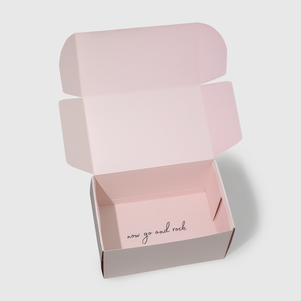 Caixa para Presente Dobrável Rosa G. - Imagem 2