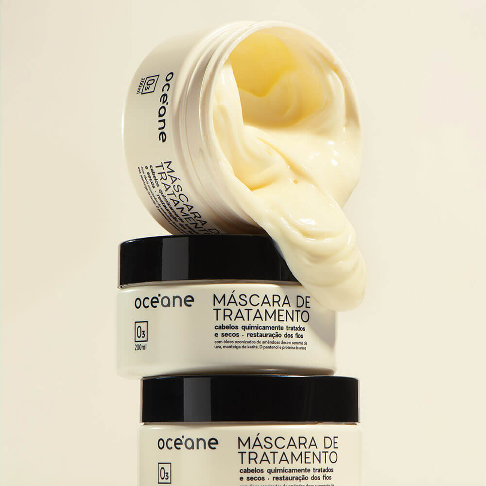 Kit Máscara de Tratamento para Cabelos Quimicamente Tratados + Reconstrutor Capilar + Escova (3 Produtos) - Imagem 5