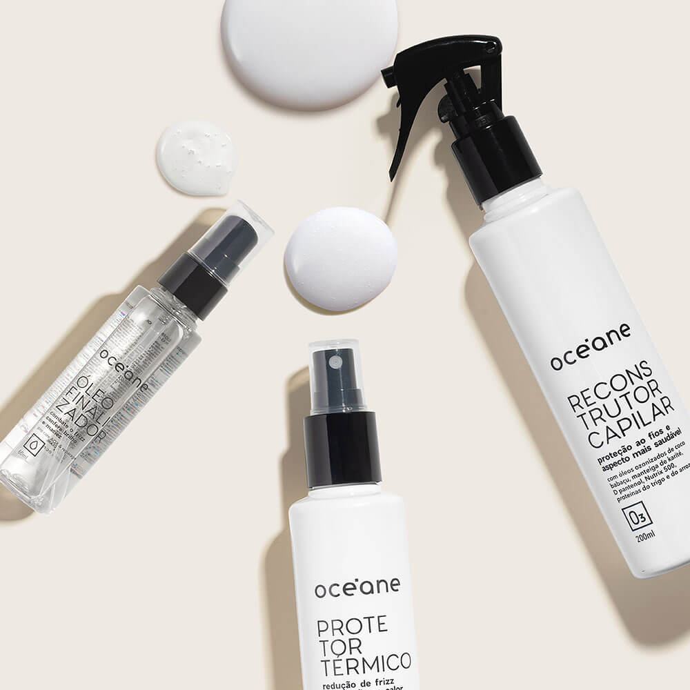 Kit Finalização Capilar Completa (reconstrutor + Protetor Térmico + Óleo) - Imagem 2