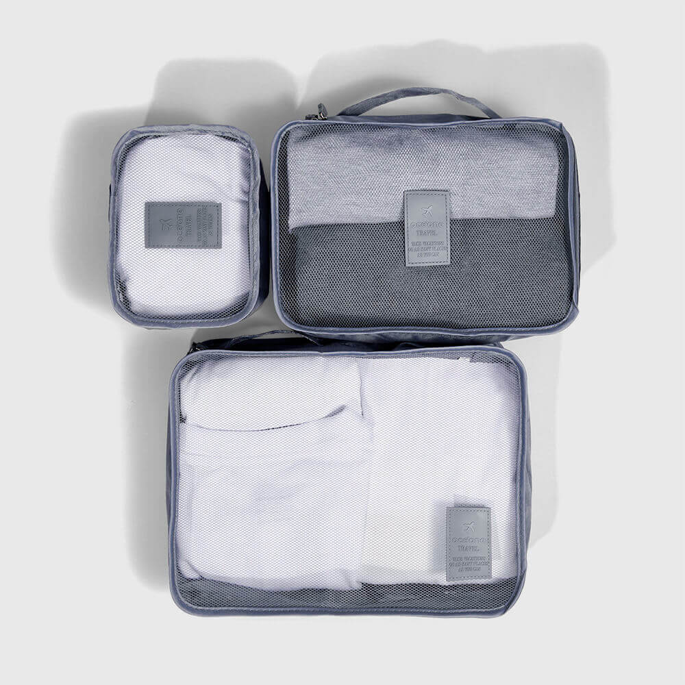 Organizador de Viagem Cinza - Trip Organizer 3un - Imagem 7