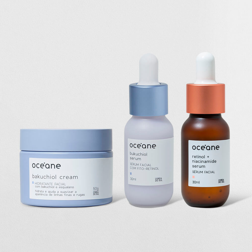 Kit Sérum Fito- Retinol + Sérum Retinol e Niacinamida + Hidratante Facial com Fito- Retinol (3 Produtos)