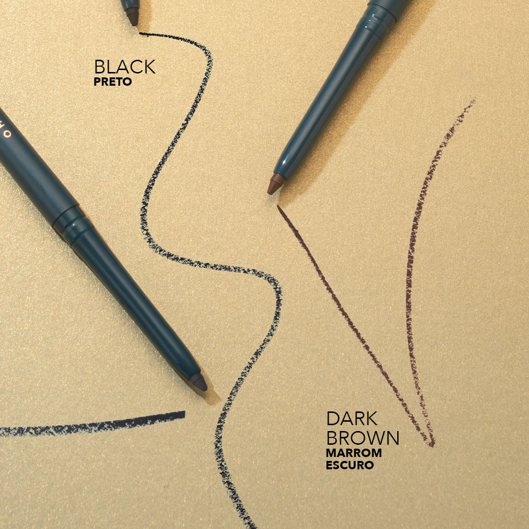 Lápis de Olhos Retrátil Marrom Escuro Marília Mendonça By Océane - Eyeliner Dark Brown 1,2g - Imagem 2
