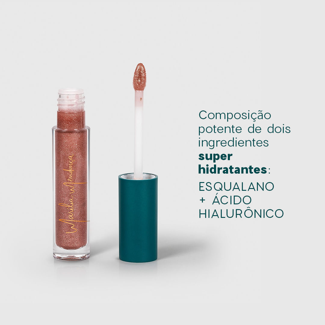 Brilho Labial Nude Marília Mendonça By Océane - Lip Gloss Nude 3,8g - Imagem 3