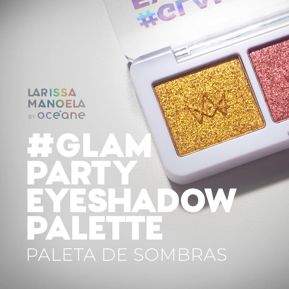 Paleta de Sombras Larissa Manoela By Océane - Glam Party Eyeshadow Palette 4,4g - Imagem 2