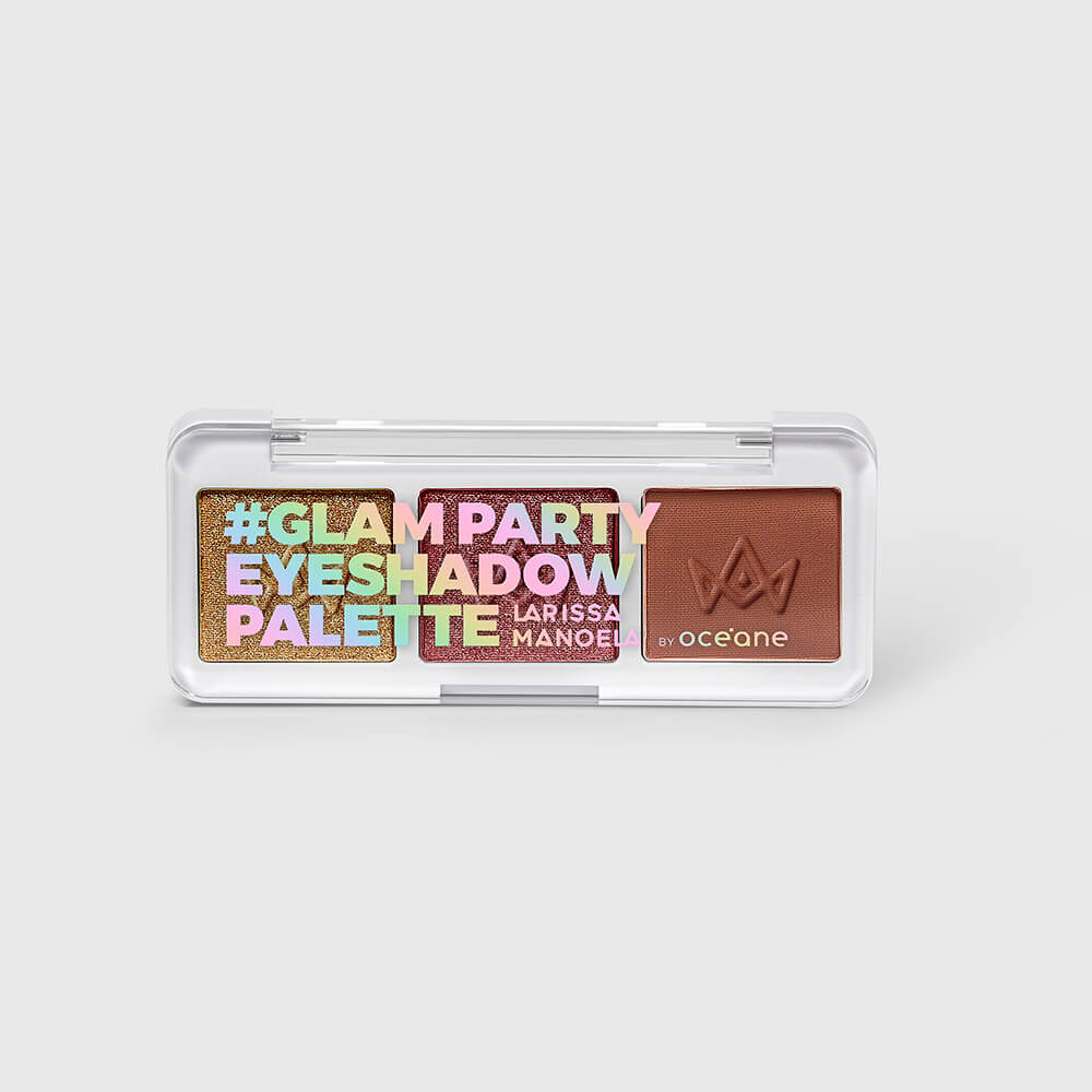 Paleta de Sombras Larissa Manoela By Océane - Glam Party Eyeshadow Palette 4,4g - Imagem 6