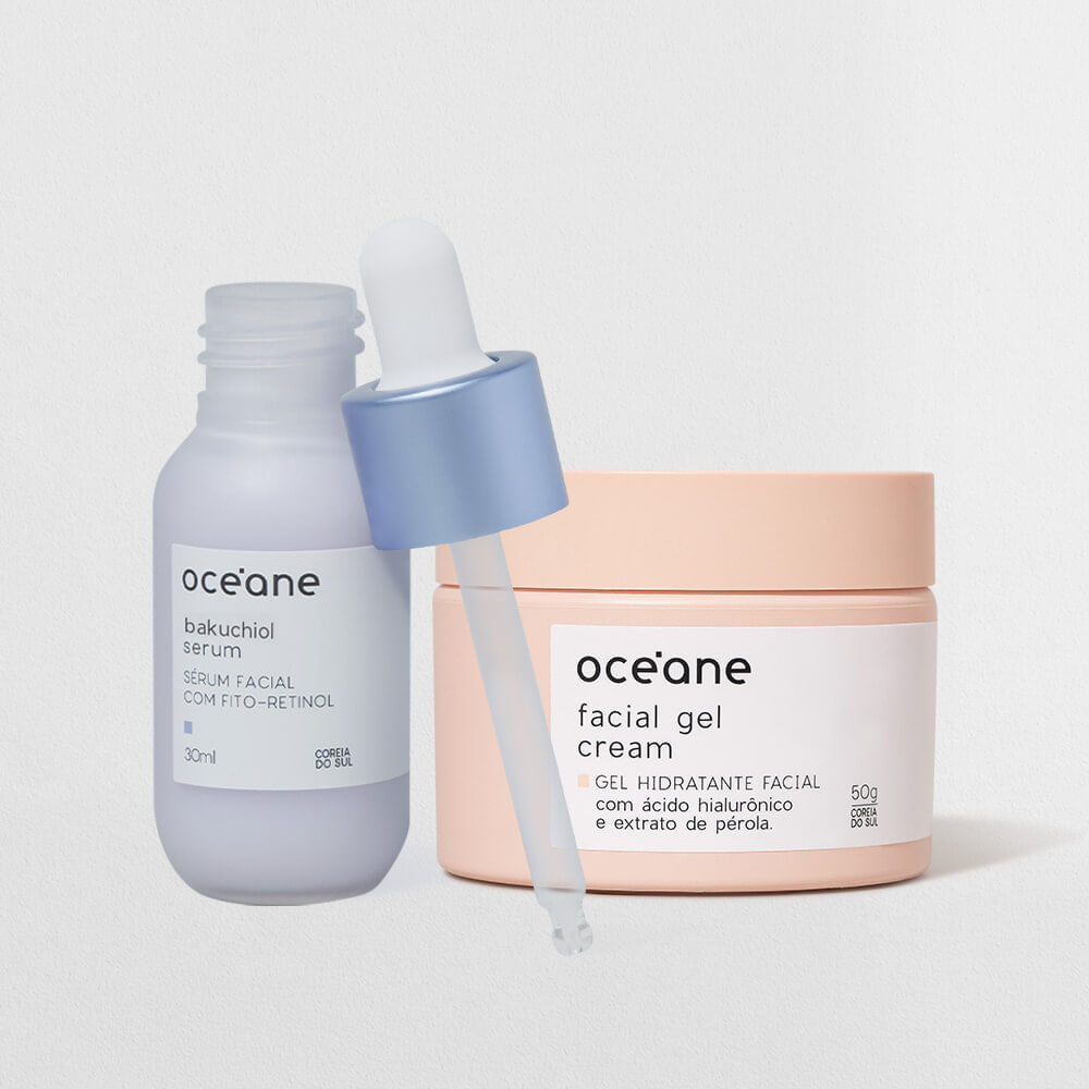 Kit Xô Linhas Finas – Gel Hidratante Facial + Sérum de Fito-Retinol (2 Produtos)