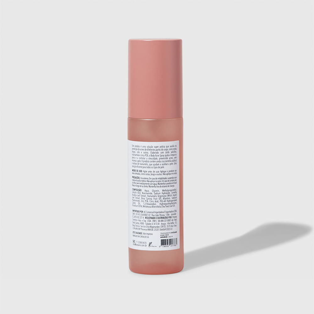Solução Antiacne para o Corpo - Body Acne Spray 100ml - Imagem 3