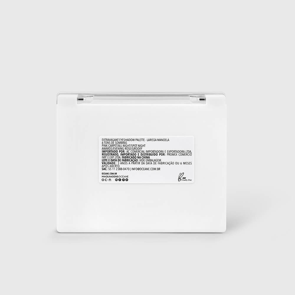 Paleta de Sombras Larissa Manoela By Océane - Extravagant Eyeshadow Palette 7,5g - Imagem 7