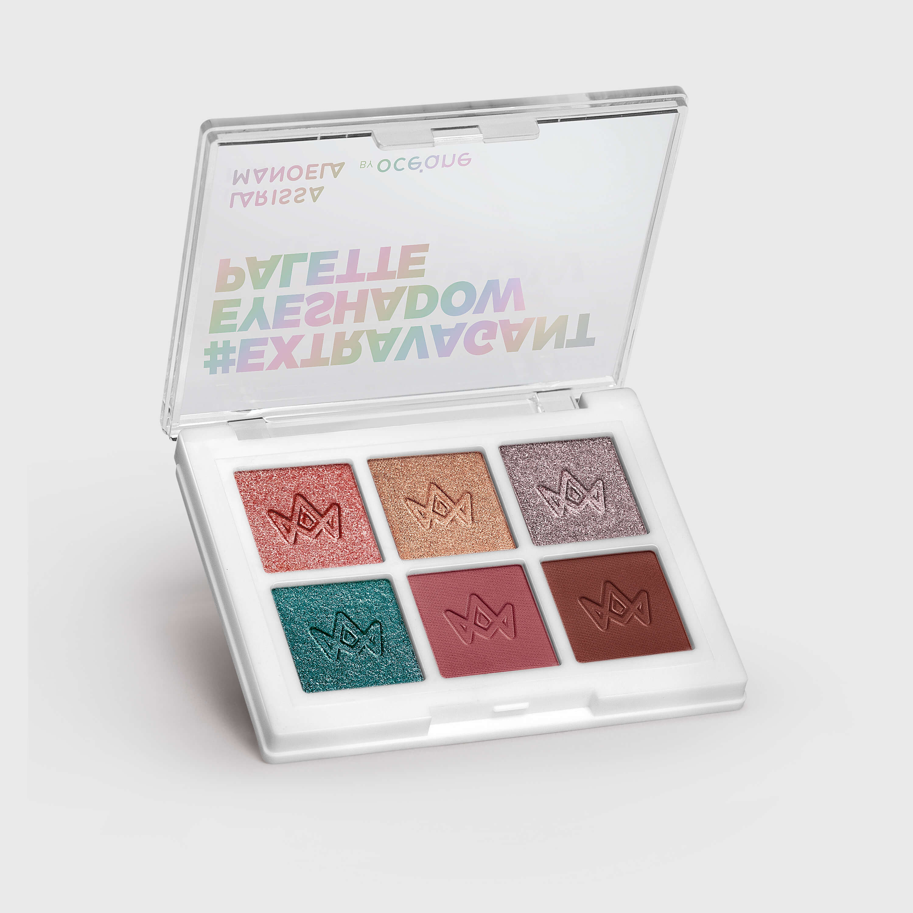 Kit Paleta de Sombras Extravagant Larissa Manoela By Océane + Pincel para Sombra Ocn8 (2 Produtos) - Imagem 2