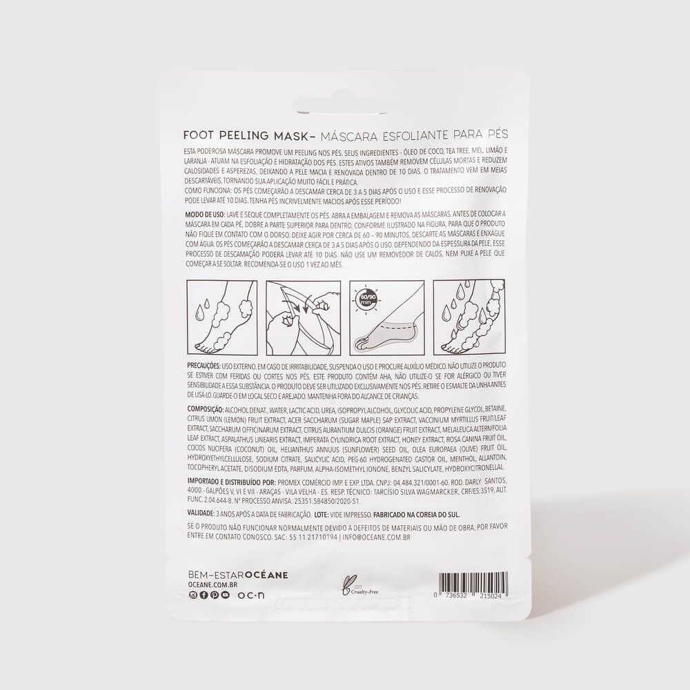 Kit Pés Renovados - Máscara Esfoliante para Pés (3 Produtos) - Imagem 5