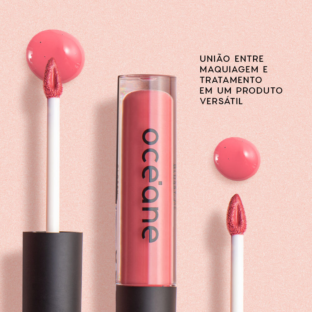 Brilho Labial Rosa - Glossy Me Rose Océane Edition 4g. - Imagem 3