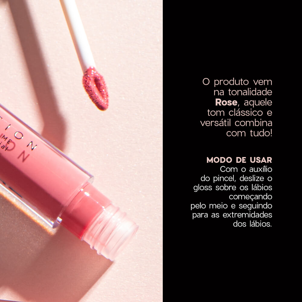 Brilho Labial Rosa - Glossy Me Rose Océane Edition 4g. - Imagem 6