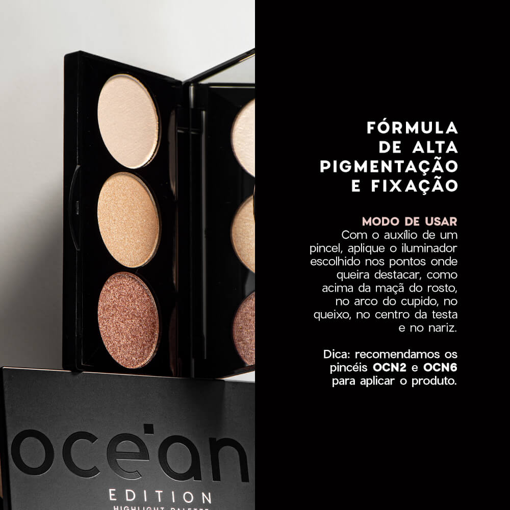 Paleta de Iluminadores - Highlight Palette Océane Edition 7,2g - Imagem 7