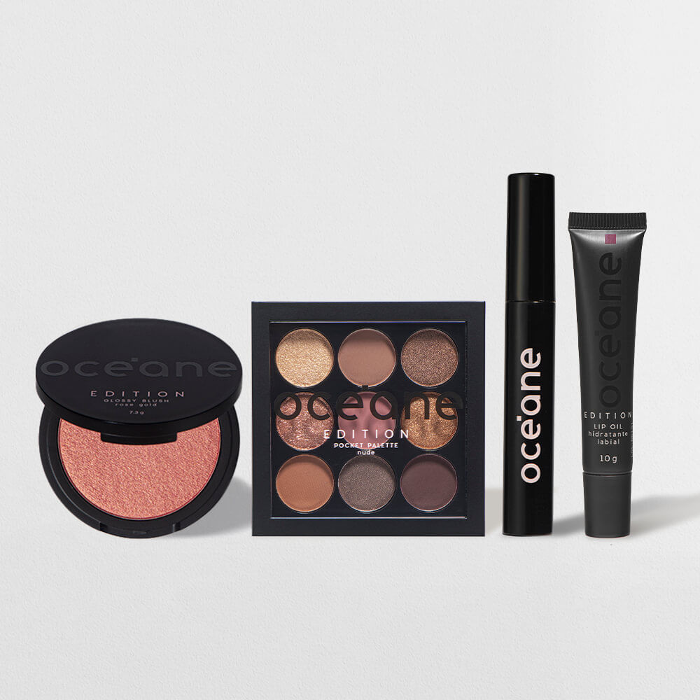 Kit Maquiagem Nude Completa Océane Edition (4 Produtos)