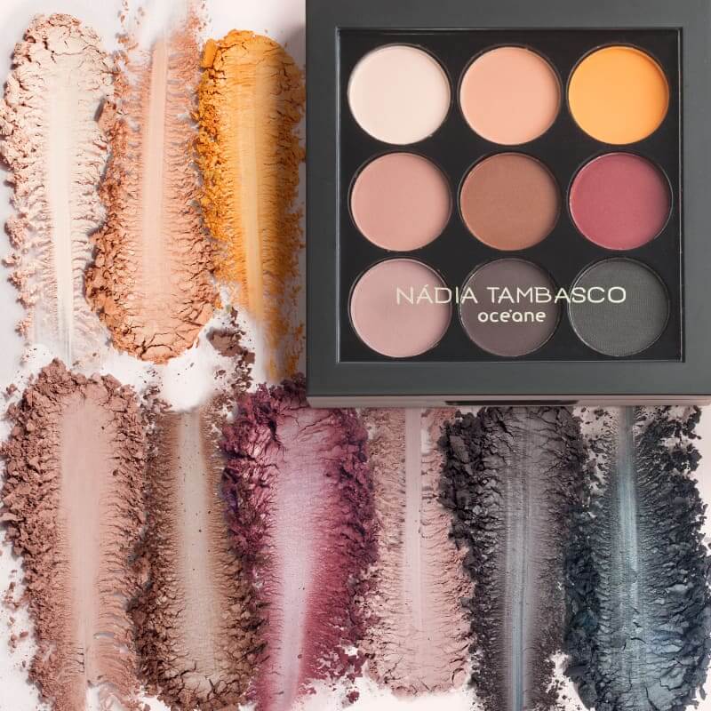 Kit Paleta de Sombras To Go Matte + Revitalizador Labial Nádia Tambasco By Océane (2 Produtos) - Imagem 2