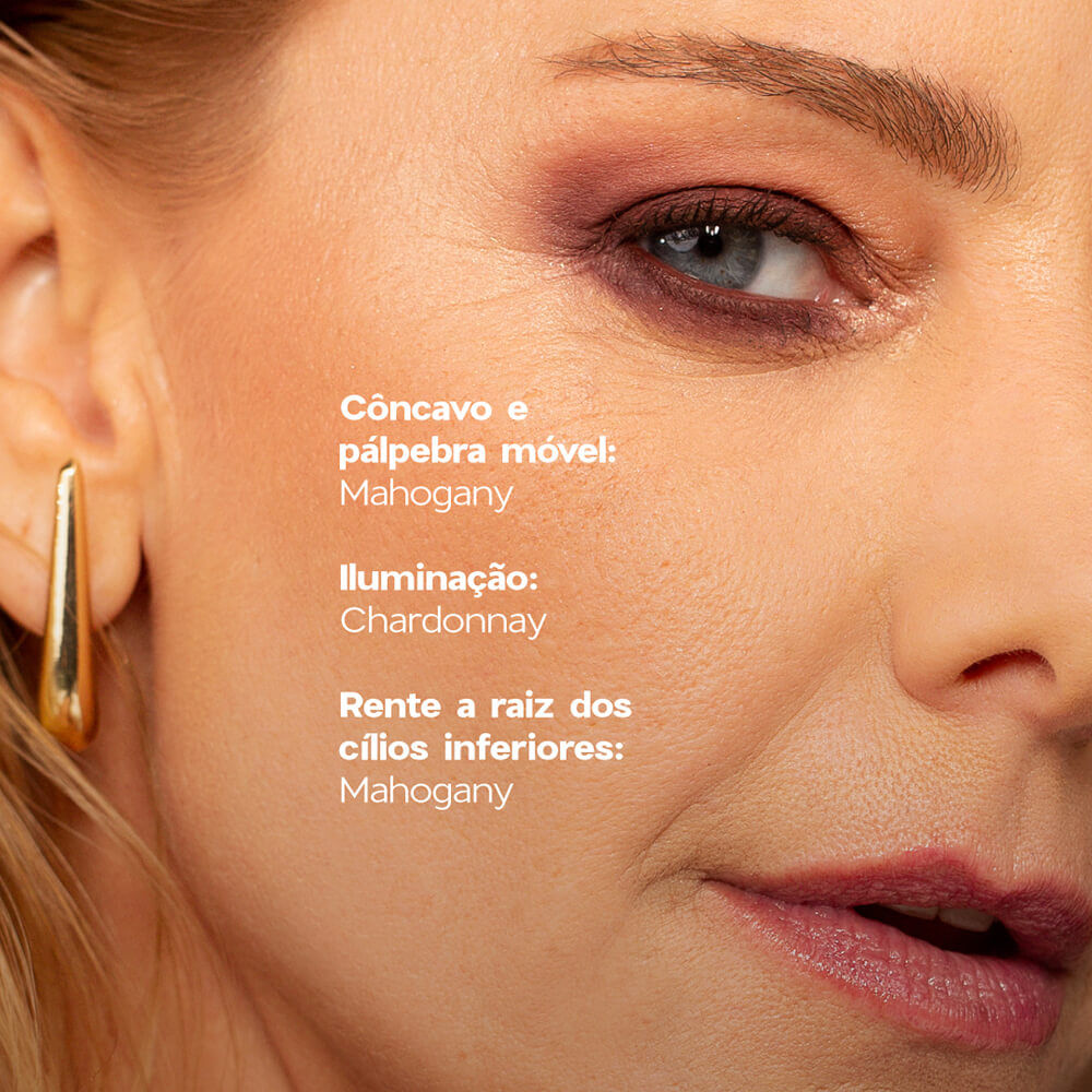 Paleta de Sombras Nude - 6 Eyeshadow Palette Glorious Océane Edition 7,8g - Imagem 5