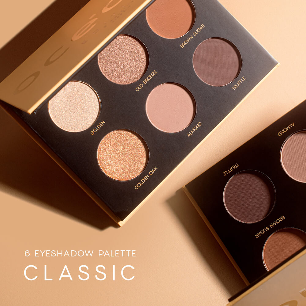 Paleta de Sombras Tons Terrosos - 6 Eyeshadow Palette Classic Océane Edition 7,8g - Imagem 2