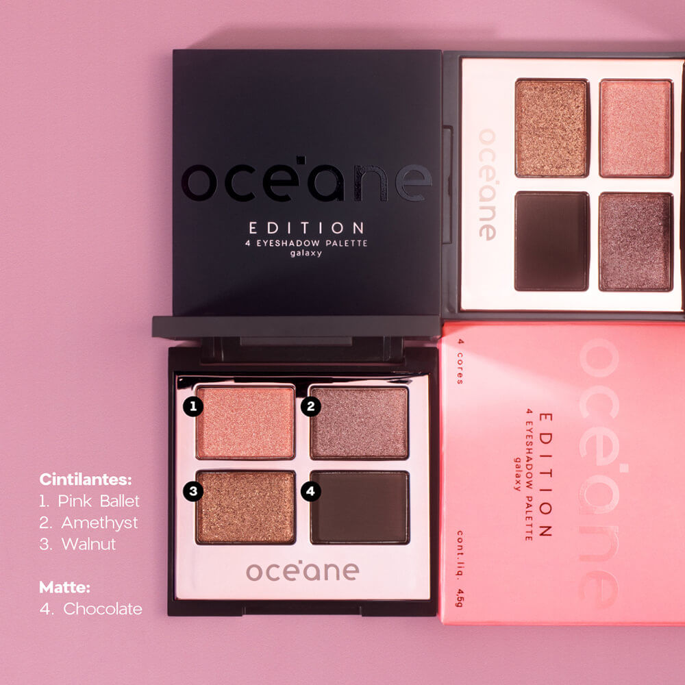 Paleta de Sombras – 4 Eyeshadow Palette Galaxy Océane Edition 4,5g - Imagem 3