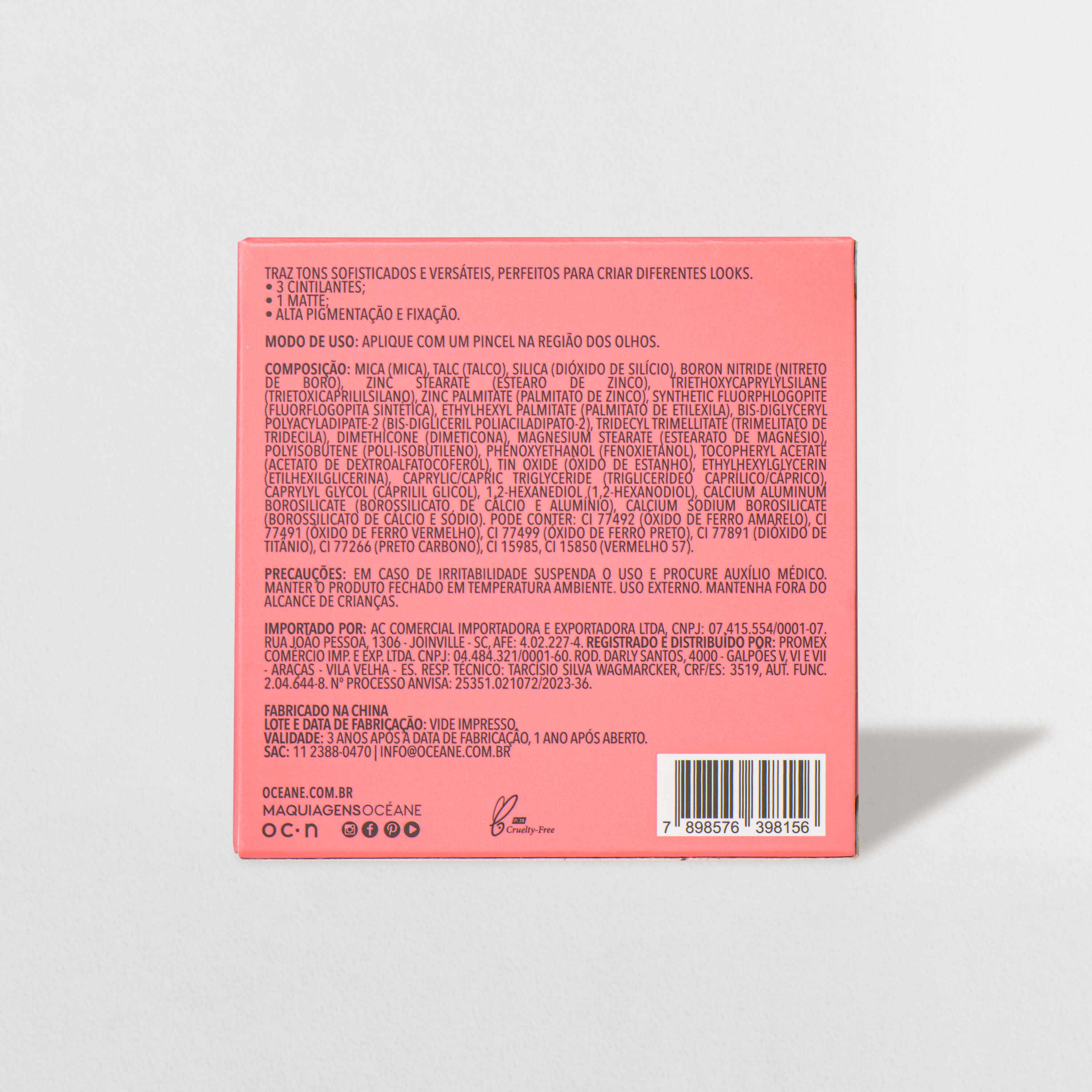 Paleta de Sombras – 4 Eyeshadow Palette Galaxy Océane Edition 4,5g - Imagem 8