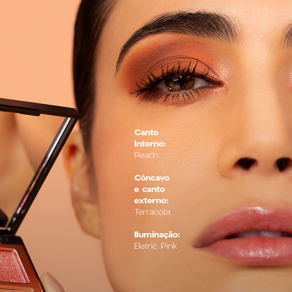 Paleta de Sombras – 4 Eyeshadow Palette Power Glow Océane Edition 4,5g - Imagem 5