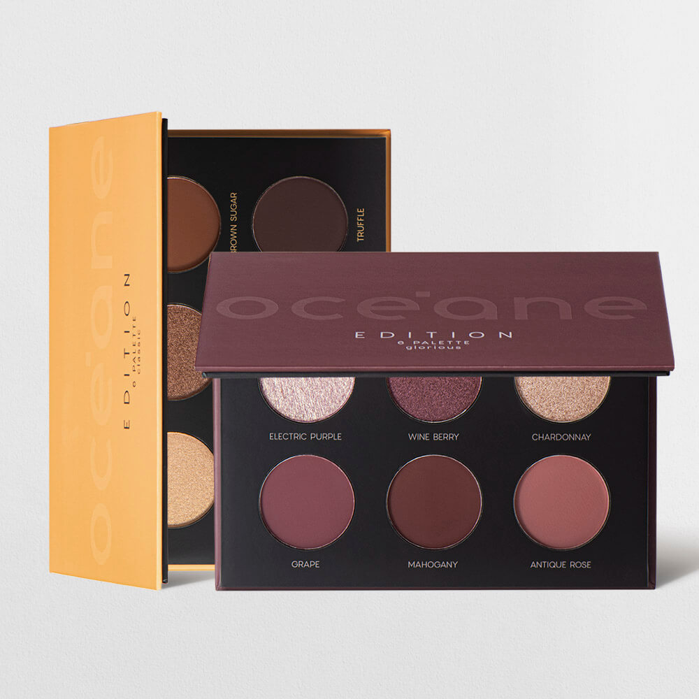Kit Paleta de Sombras Glorious + Paleta de Sombras Classic Océane Edition (2 Produtos)