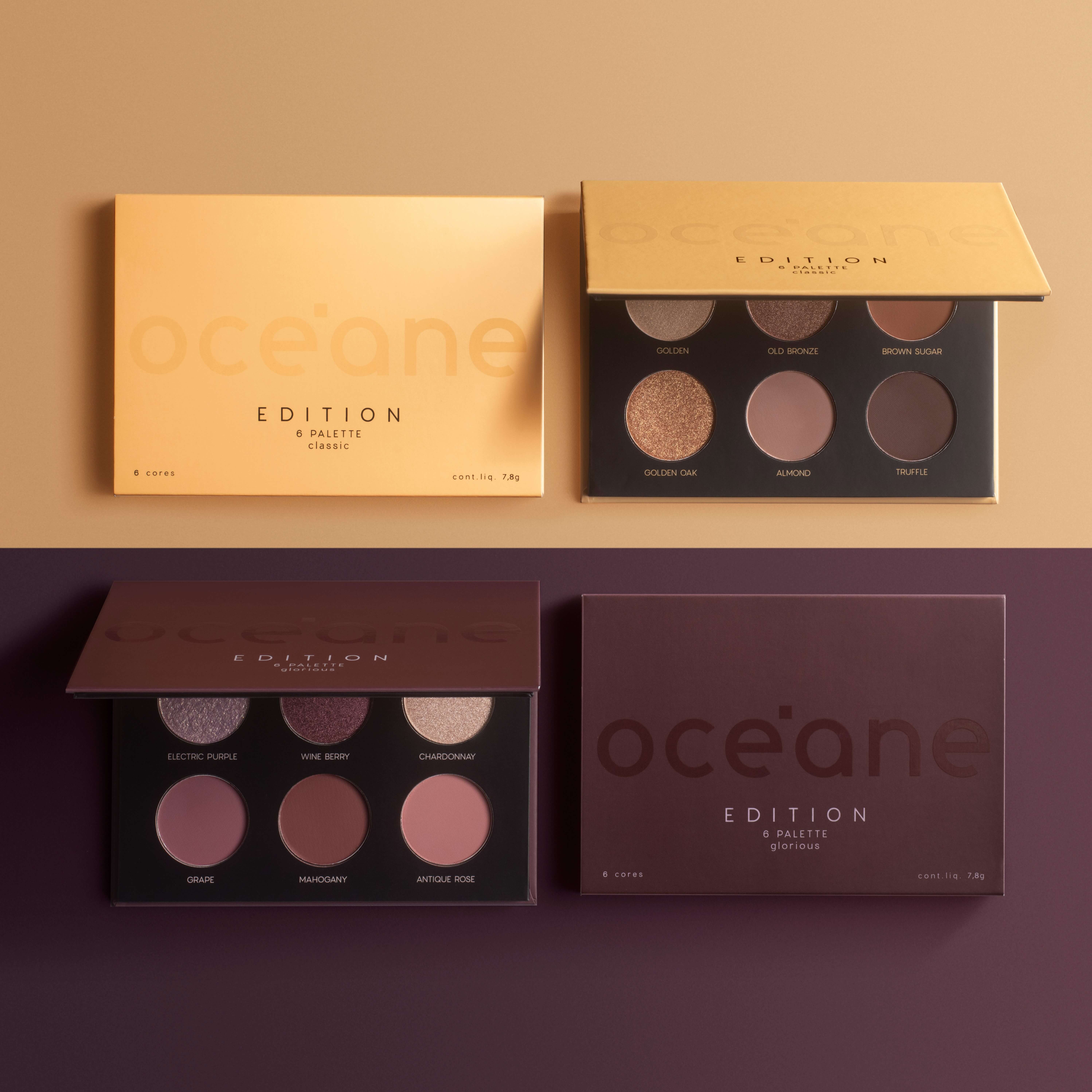 Kit Paleta de Sombras Glorious + Paleta de Sombras Classic Océane Edition (2 Produtos) - Imagem 9