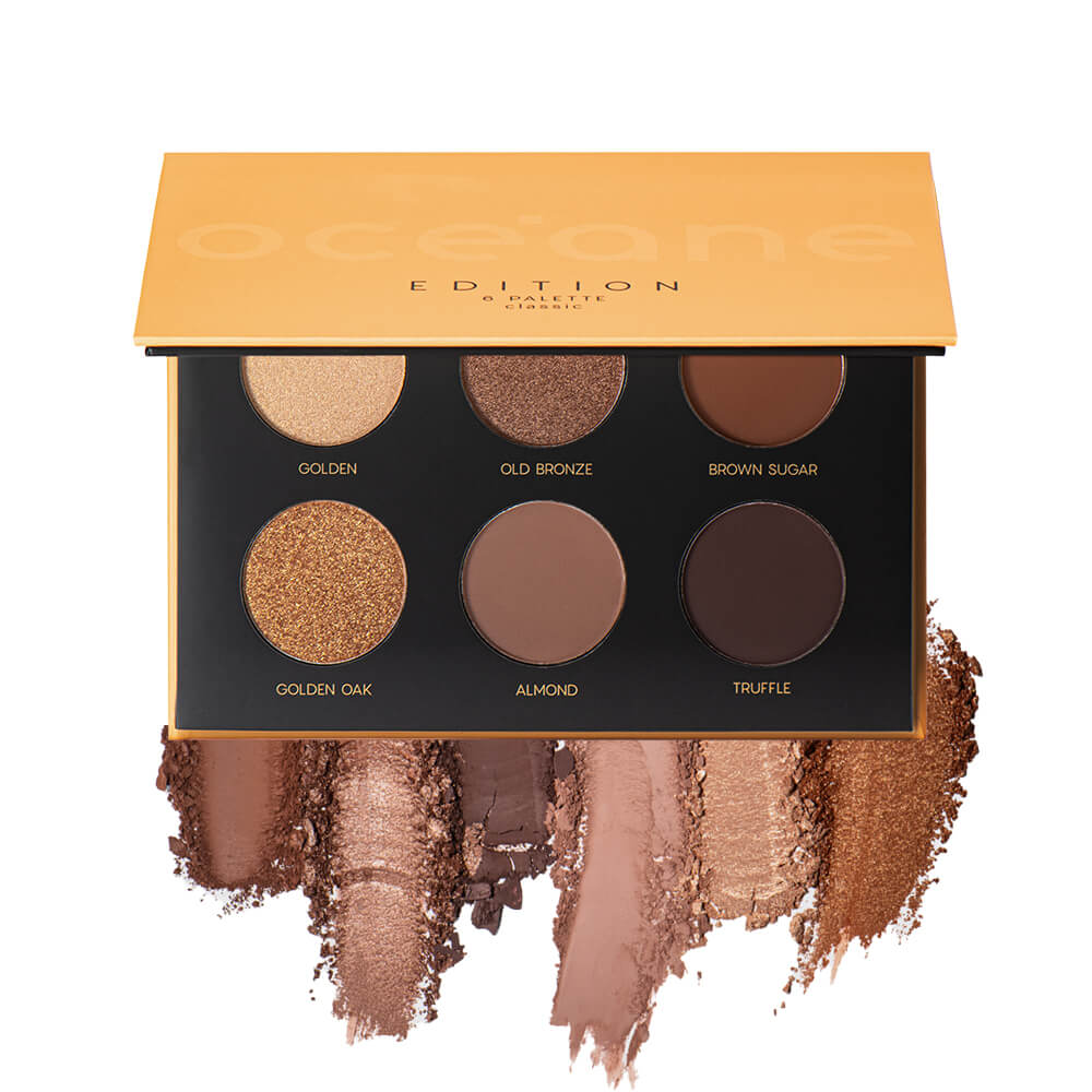 Paleta de Sombras Tons Terrosos - 6 Eyeshadow Palette Classic Océane Edition 7,8g - Imagem 9
