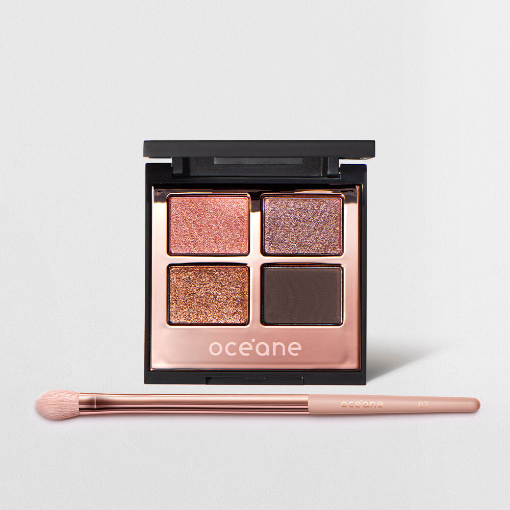 Kit Paleta de Sombras Galaxy Océane Edition + Pincel para Sombra Ocn7 (2 Produtos)