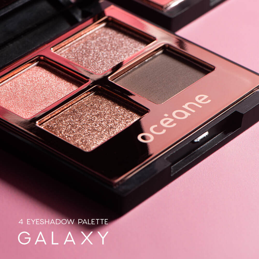 Kit Paleta de Sombras Galaxy Océane Edition + Pincel para Sombra Ocn7 (2 Produtos) - Imagem 2