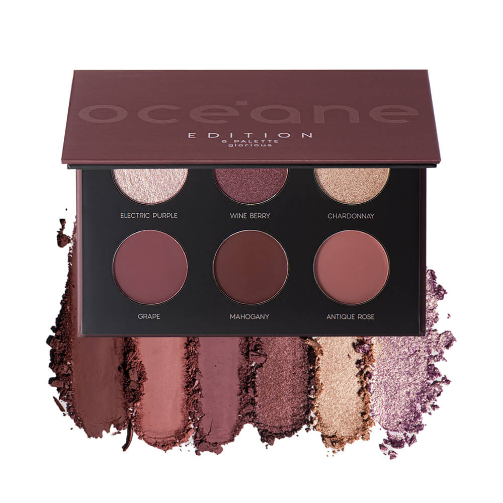 Kit Paleta de Sombras Glorious Océane Edition + Pincéis para Sombra (3 Produtos) - Imagem 9