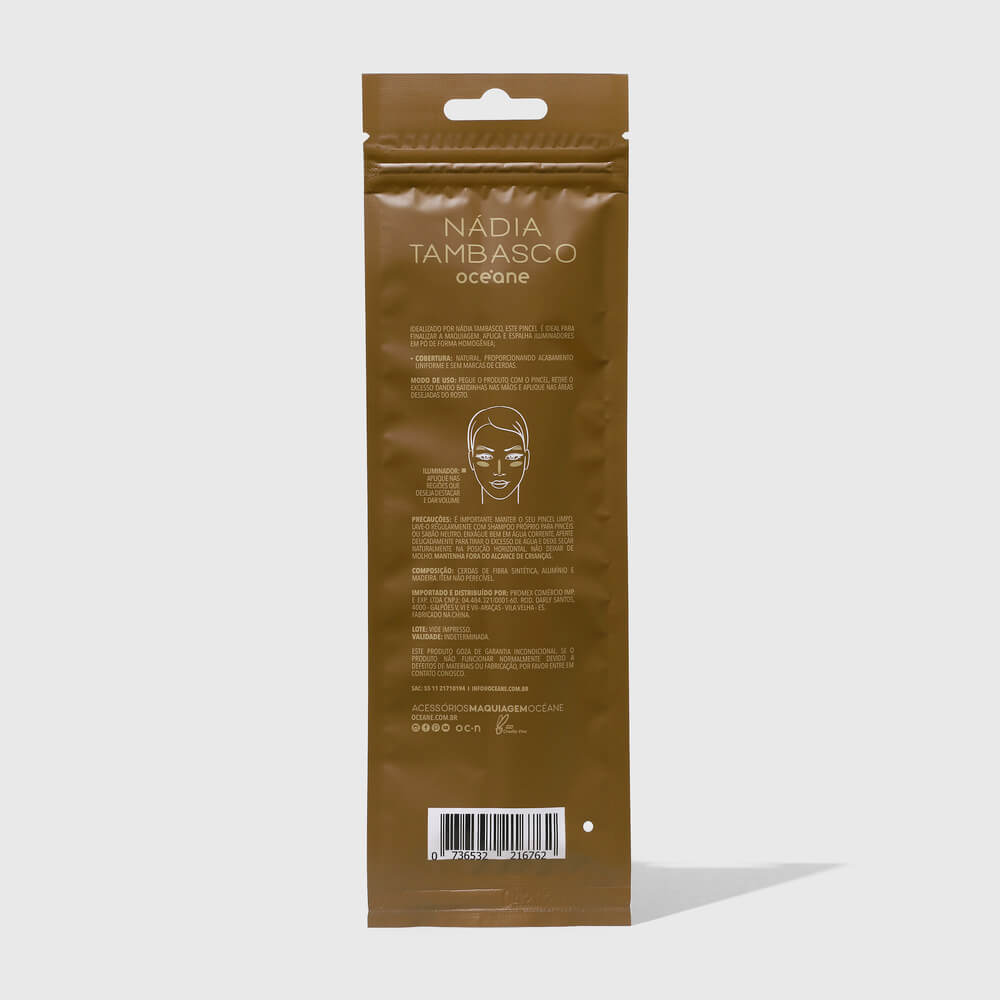 Kit Paleta de Iluminadores + Pincel Nádia Tambasco By Océane (2 Produtos) - Imagem 8