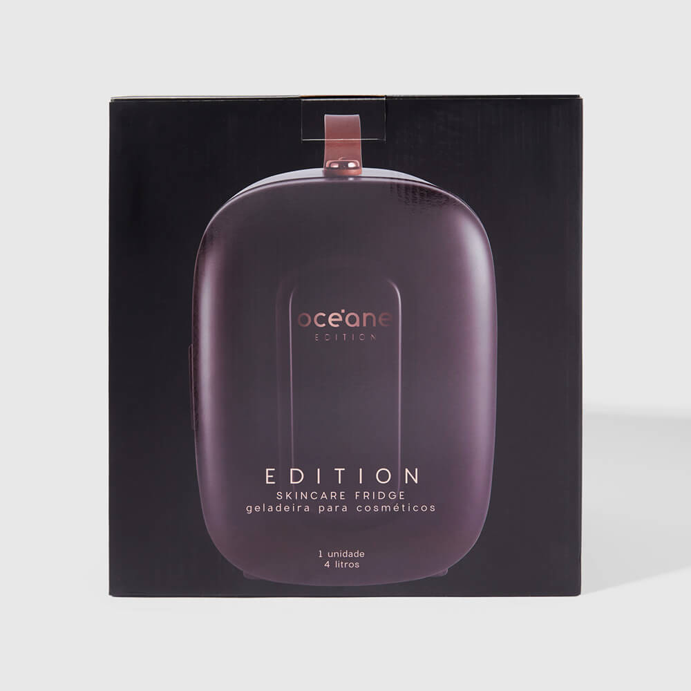 Mini Geladeira Preta - Skincare Fridge Océane Edition 4l - Imagem 8