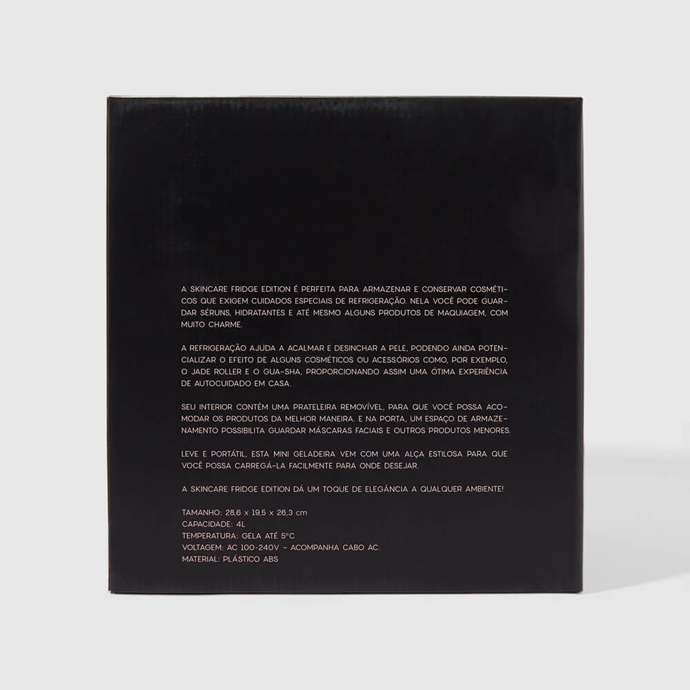 Mini Geladeira Preta - Skincare Fridge Océane Edition 4l - Imagem 9
