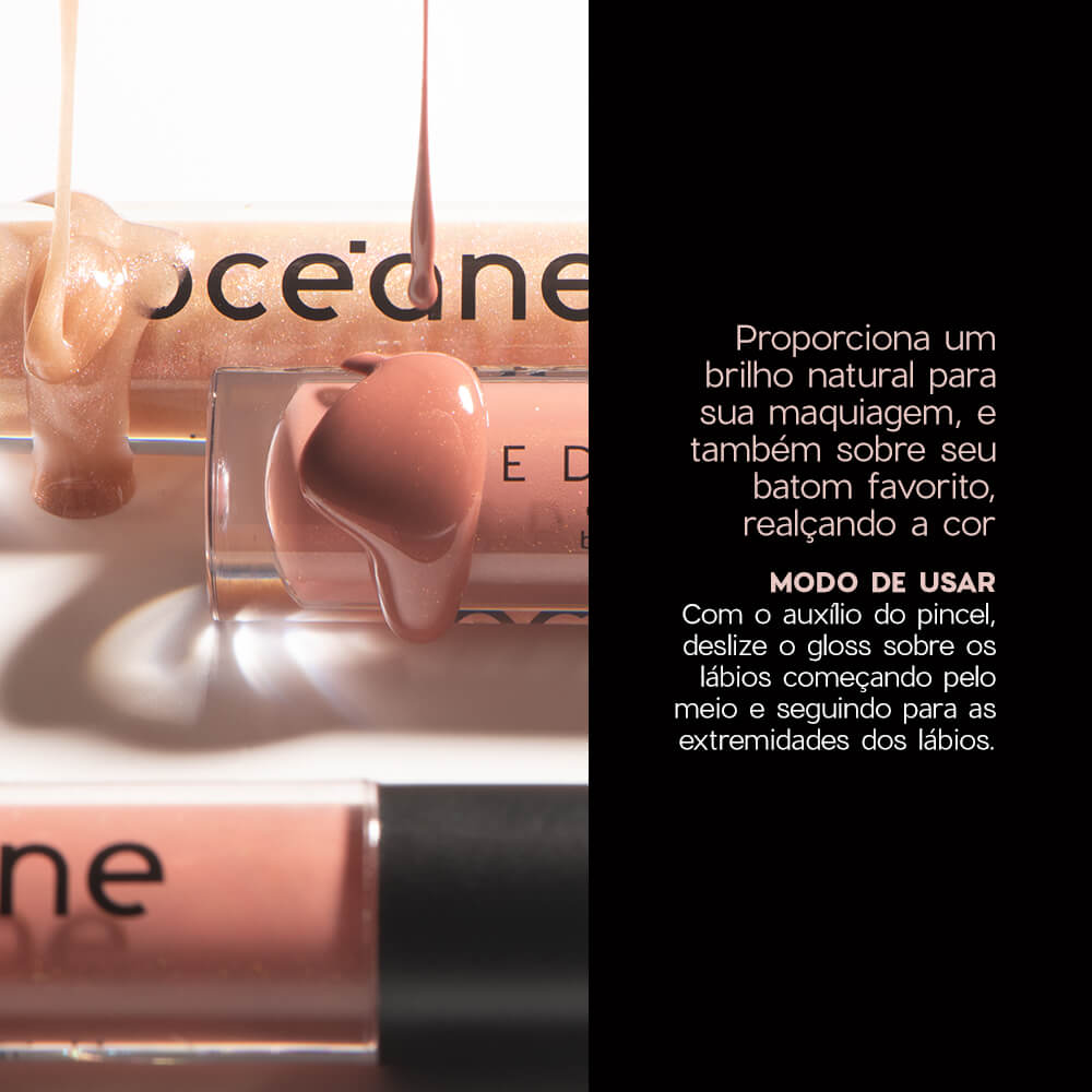 Brilho Labial Transparente - Glossy Me Glazed Océane Edition 4g - Imagem 5