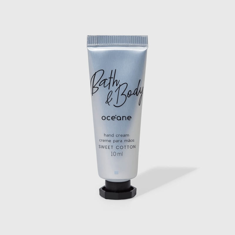 Creme para Mãos com Óleo de Macadâmia - Hand Cream Sweet Cotton 10ml